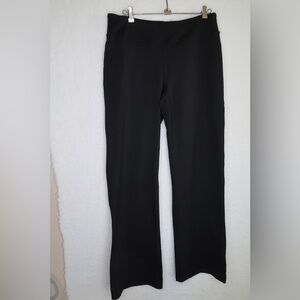 Yogipace Women’s Black Flare Leggings sz L causal loungewear comfort